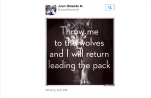 JOH: “Lánzame a los Lobos y volveré liderando a la manada”