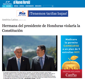 Prensa internacional resalta nepotismo de JOH