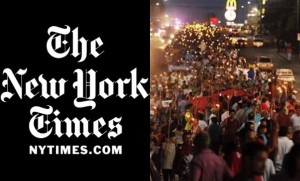 Ny Times “Miles de personas protestan en Honduras