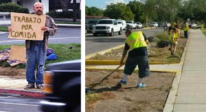 Un alcalde leyó el cartel de un hombre sin hogar y se le ocurrió una excelente idea