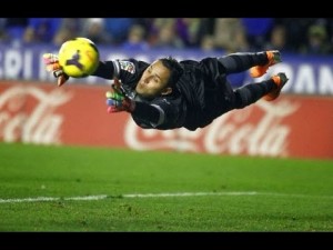 Tremendo portero Keylor Navas