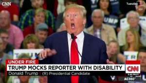Donald Trump se burla de periodista con discapacidad