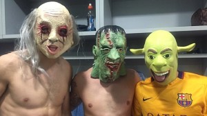 VIDEO: La broma de los jugadores del Barca que termino en una disculpas