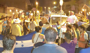 La Entrada, Copan encendió su antorcha exigiendo justicia en el IHSS y ¡Fuera JOH!!!