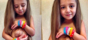 Niña sobrevive seis años con el corazón fuera del pecho