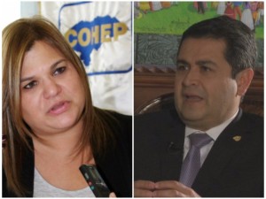 Presidenta del COHEP Aplaza la gestión de Juan Orlando Hernández