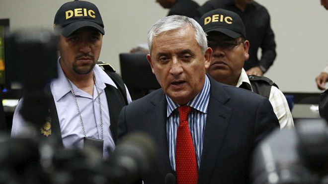 Otto Perez fue detenido y enviado a prisión gracias a la CICIG.
