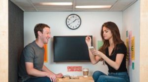 Selena Gomez y Mark Zuckerberg festejan éxito en Instagram