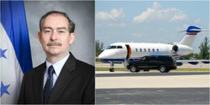 Denuncian a Embajador de Honduras en Washington por gasto excesivo en alquiler de avión