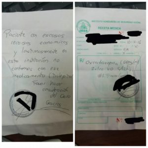 Mientras Hernández gasta en lujoso avión, niña no encuentra medicamento en el IHSS