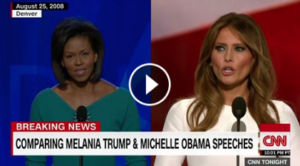 Esposa de Donald Trump plagió partes del discurso de Michelle Obama