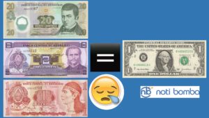 Otro duro golpe para su economía, sube el precio del dólar a Lps.23.00