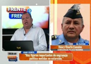 “En la extorsión hay militares, policías y hasta colaboradores del Presidente”: Osorto Canales