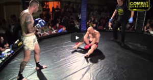 Duele con escucharlo: Luchador se rompe la pierna tras lanzar tremenda patada