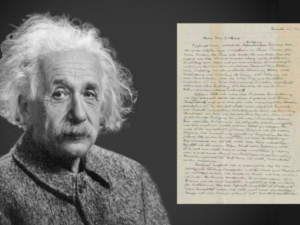 La carta de Albert Einstein se subastó  por 2.9 millones de dólares