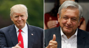 Trump y AMLO tratan crisis de migrantes de Centroamérica