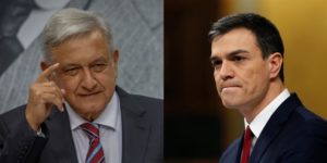 AMLO le enseña al presidente español como se maneja la diplomacia