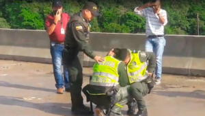 Colombia: Mujer se lanzó desde un puente con su hijo de 10 años