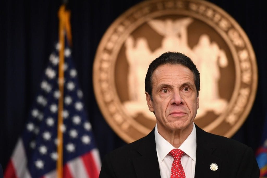 Andrew Cuomo anuncia la reapertura de las escuelas en todo el estado de Nueva York. abril