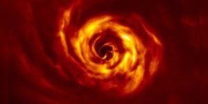 Telescopio capta imágenes del nacimiento de un planeta