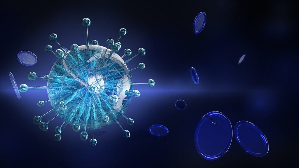 nubes de coronavirus.