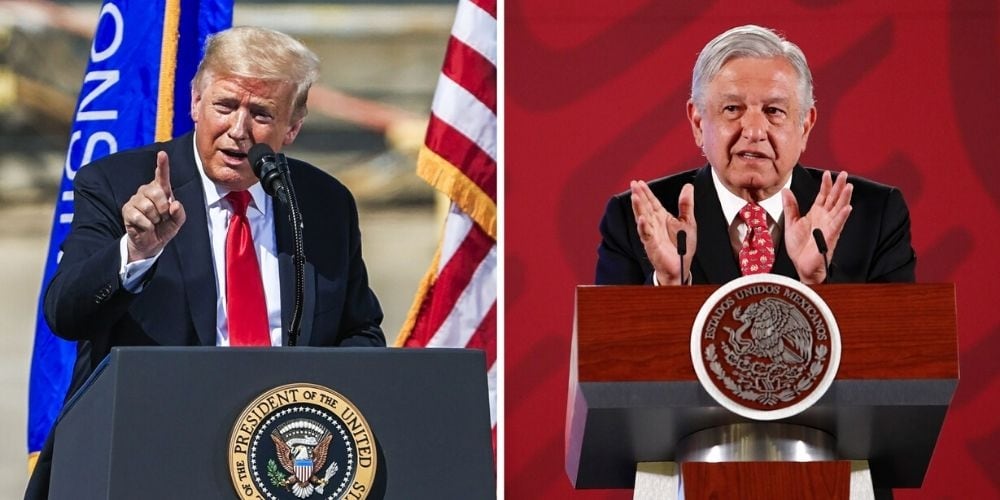 AMLO y Donald Trump