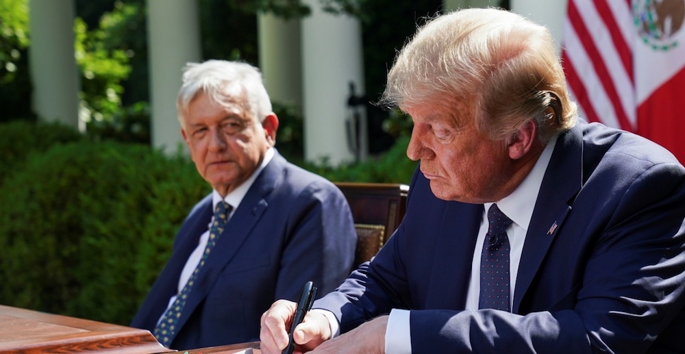 El encuentro entre AMLO y TRUMP es visto como un triunfo.