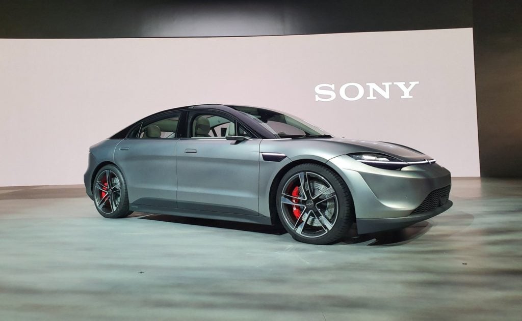 Sony anuncia pruebas de su primer auto eléctrico ¿Será la competencia de Tesla?