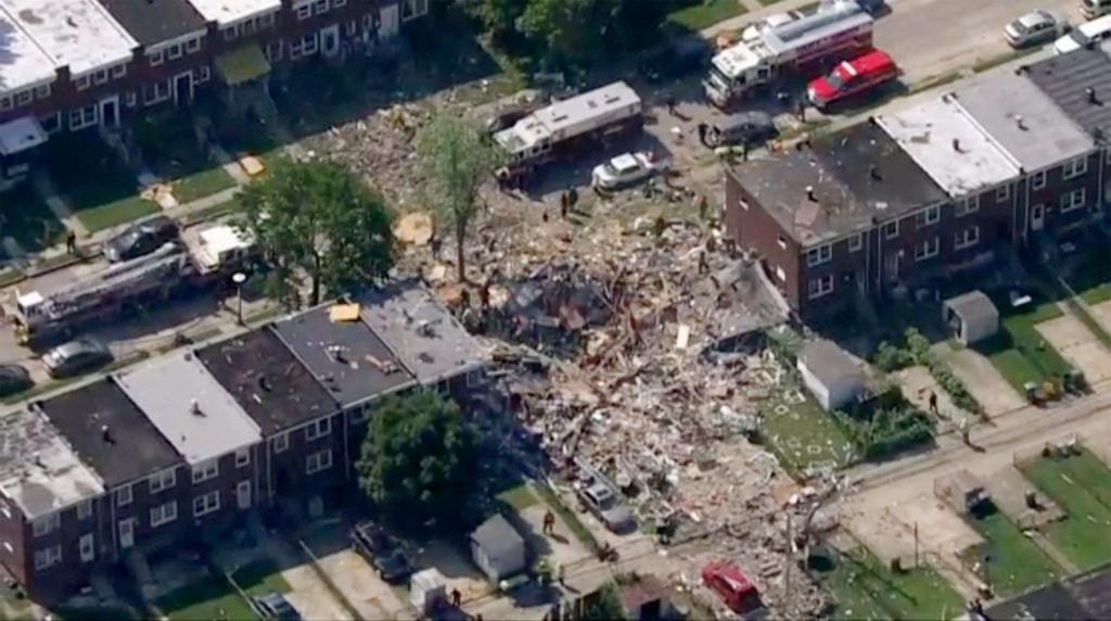 EEUU: Alerta en Baltimore por explosión en área residencial.