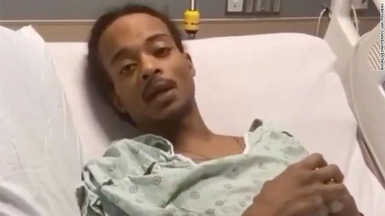 Jacob Blake desde el hospital: ‘Duele respirar’.