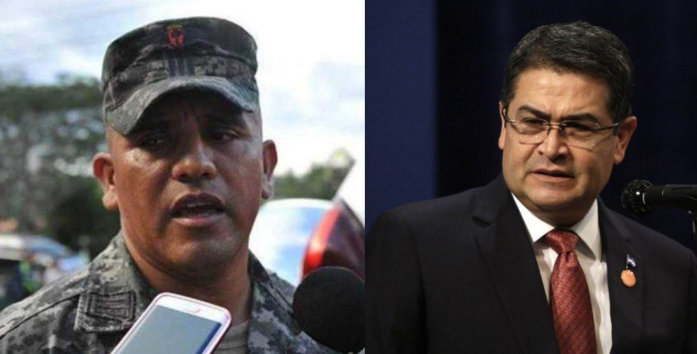 Excapitán Santos Orellana / Juan Orlando Hernández.
