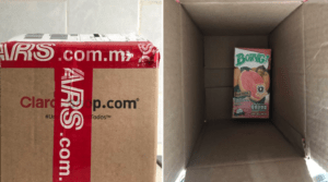 Hombre compra un iPhone en línea y le llega un jugo de fruta