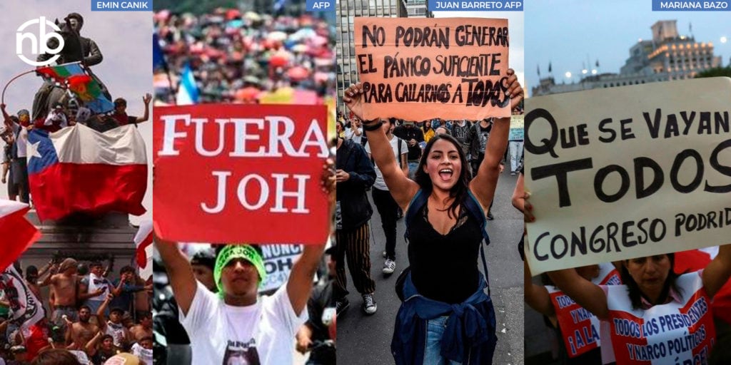Estallidos sociales en América Latina