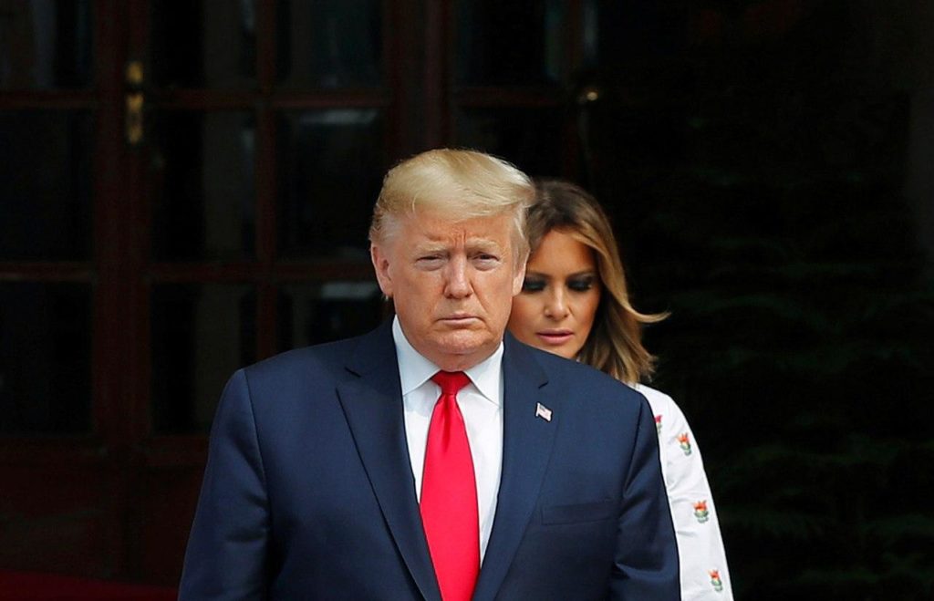 El presidente Trump da positivo