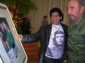 Fidel Castro y Diego Armando Maradona fallecieron 25 de noviembre