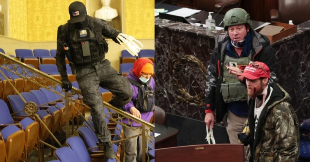 hombres que asaltaron el Capitolio, alerta nacional