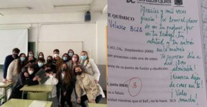 ‘Nunca dejes de creer en ti’, el mensaje de un docente a sus alumnos por su desempeño