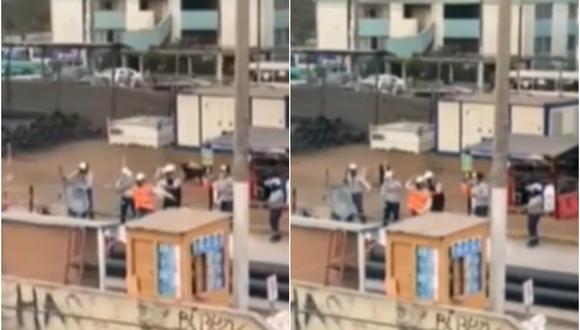 Ingenieros bailan en su horario laboral y pobladores denuncian que llevan dos años en la misma obra