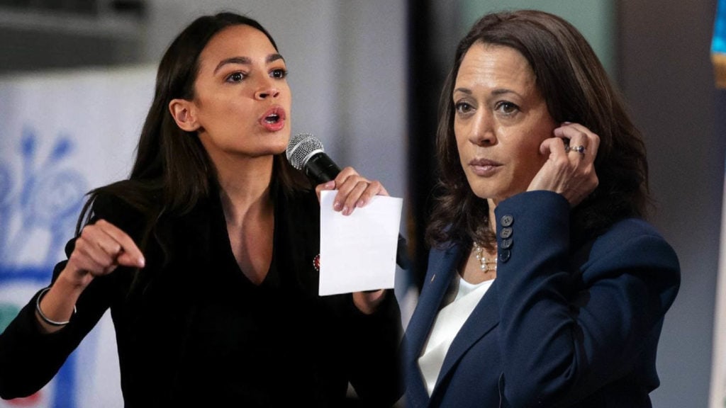 Ocasio-Cortez le responde a Kamala Harris