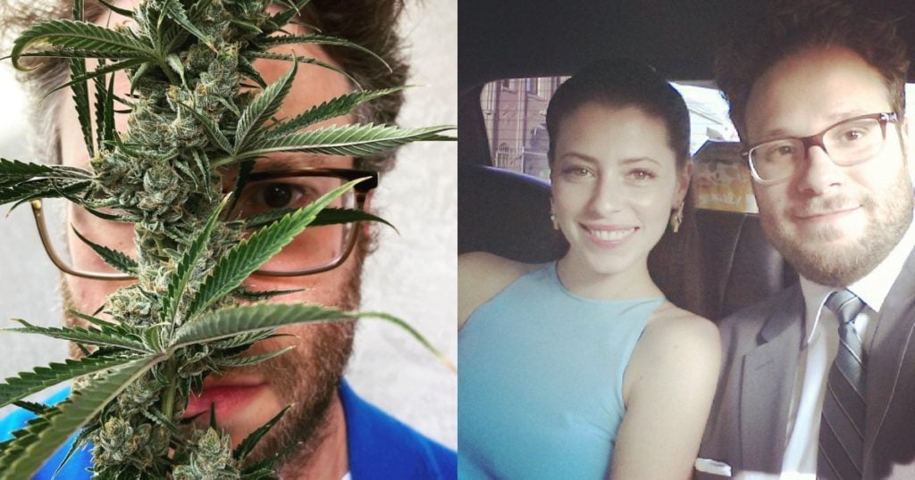 Seth Rogen y su pareja aseguran que no quieren hijos para seguir fumando marihuana