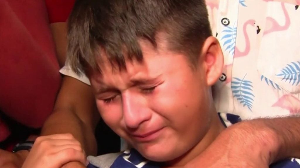 Anderson, el pequeño inmigrante hondureño que lloró de hambre y sed fue expulsado a México