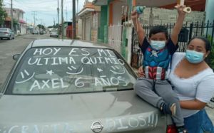 “Hoy es mi última quimio”: El mensaje viral del pequeño Axel
