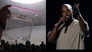 Hombre vende una bolsa “con aire” del concierto de Kanye West por $3,000