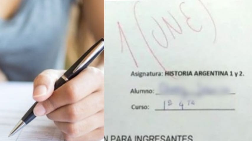 Maestra califica con un “une” a joven que hizo su examen utilizando lenguaje inclusivo