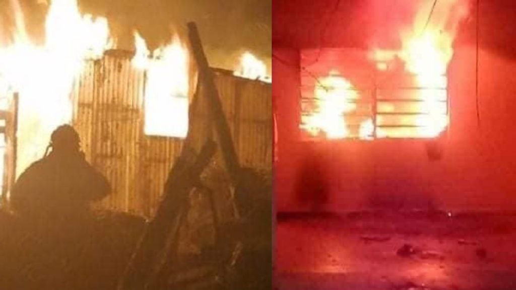 Mujer se harta del desorden de su hijo y esposo, le prende fuego a la casa
