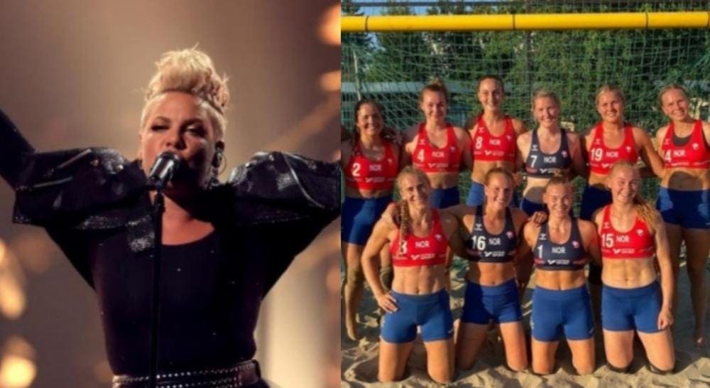 Pink alza la voz en apoyo al equipo de balonmano de Noruega para que no usen bikinis