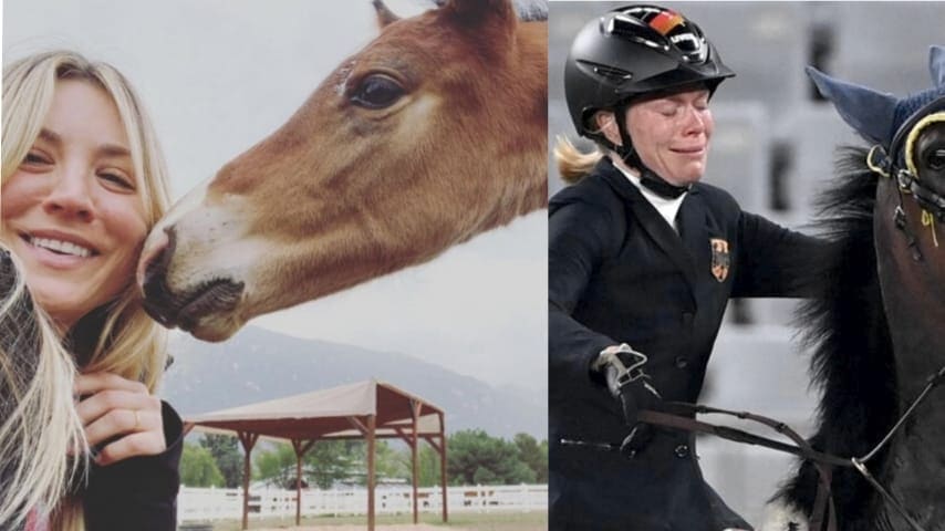 Actriz Kaley Cuoco ofrece a comprar el caballo que fue maltratado en los JJOO y miles la apoyan
