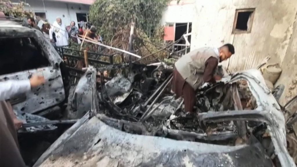 Nueve personas mueren, incluyendo niños tras bombardeo de EEUU en Kabul