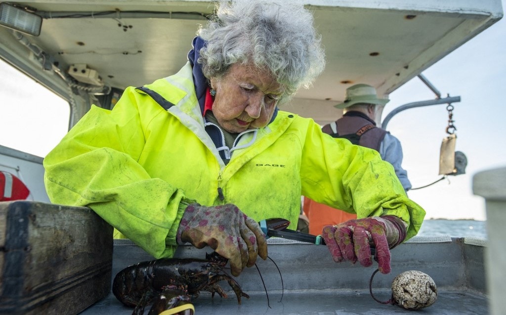 Virginia Oliver, la abuelita de 101 años de edad que morirá pescando langostas