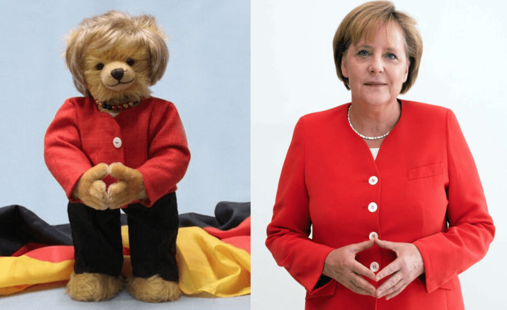 Peluche de la canciller Angela Merkel causa sensación en las redes